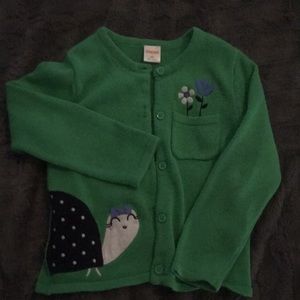 Gymboree green turtle long sleeve sweater 3T
